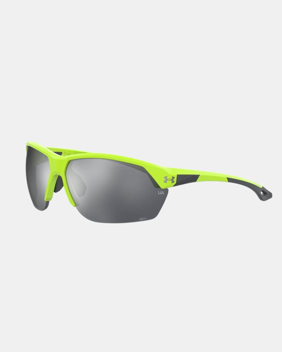 Unisex UA Compete Mirror Sunglasses, Green, pdpMainDesktop image number 0